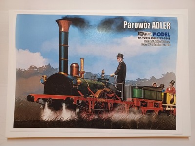 Parowóz ADLER 1:25 ANGRAF nr 7/2015 laser wycięty