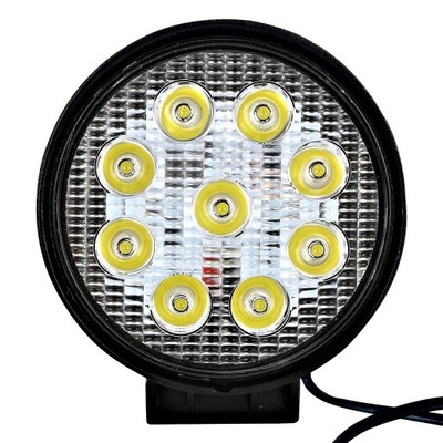 FARO EN FUNCIONAMIENTO HALÓGENO 9 DIODO LUMINOSO LED 27W AFUSTE AFUSTE HDS  