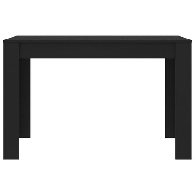 Stół kuchenny VidaXL prostokątny czarny 60 x 120 x 76 cm