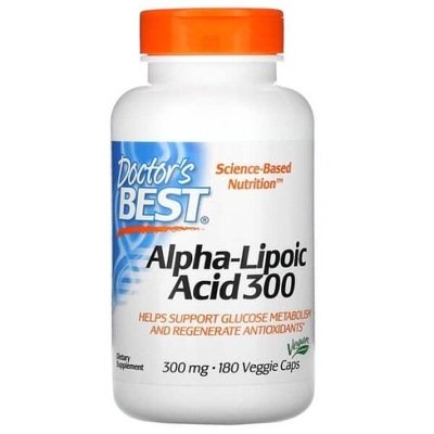 Dr's Best Alpha-Lipoic Acid 300mg 180Vkaps ALA