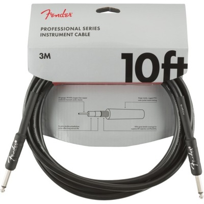 FENDER PROFESSIONAL INSTRUMENT CABLE KABEL GIT 3M