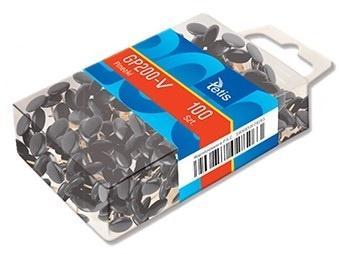 PINEZKI CZARNE 100SZT. GP200-V, TETIS