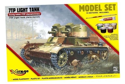 LEKKI CZOŁG DWUWIEŻOWY "7TP"