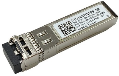 QNAP TRX-10GITSFPP-SR moduł przekaźników sieciowych Swiatłowód 10000 M...
