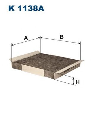 ФИЛЬТР САЛОНА ФИЛЬТРON K 1138A OPEL MERIVA