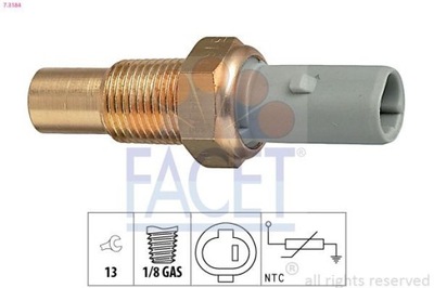 FACET 7.3184 SENSOR TEMPERATURA DE LÍQUIDO REFRIGERACIÓN  