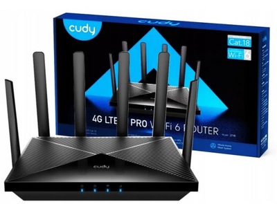 P5 CUDY Router WiFi 6 LTE 5G AX3000 DualSim MOCNY