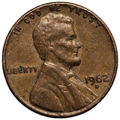 1 cent 1962 D USA