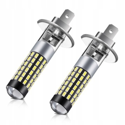 ЛАМПОЧКА LED (СВЕТОДИОД ) H1 3014SMD БЕЛАЯ 12V-24V 6000K 2 ШТУКИ.