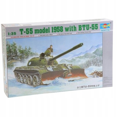 Trumpeter 00313 1/35 T-55 model 1958 with BTU-55
