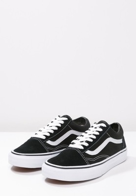 VANS OLD SKOOL TRAMPKI CZARNE ZE SKÓRĄ 42,5 1S3A