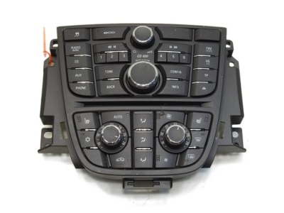 Панель радио кондиционера opel astra j lift 13360091 13360107 фото №1