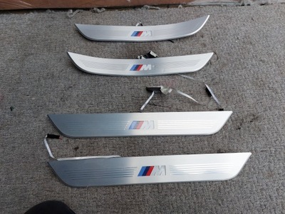 Накладки порогові внутрішнє bmw g11 m-pakiet 21r фото №1
