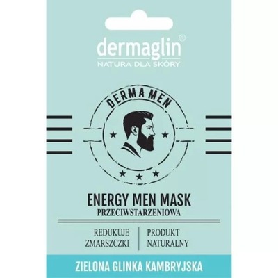 Dermaglin Energy Men maseczka do twarzy przeciwstarzeniowa 20g