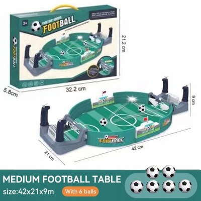 Soccer Table Board Games Toy Set with 6 Football