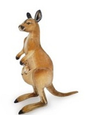 Maskotka Pluszowa kangurzyca z maleństwem Kangur