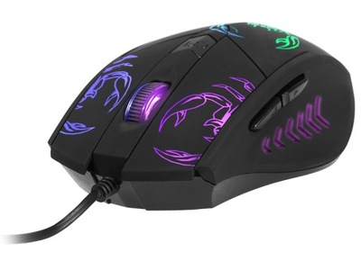 Mysz Myszka Gracz Gaming Optyczna Podświetlana