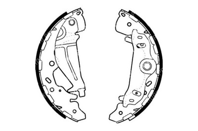 Delphi гальмівні колодки гальмівні kia carnival i carnival i фото №1