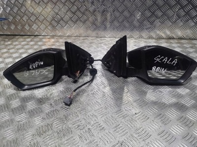 Skoda scala дзеркало зовнішнє ліва 10 pin eur фото №1