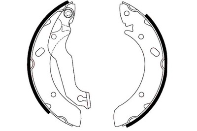Trw тормозные колодки тормозные kpl. hyundai accent ii, coup фото №1