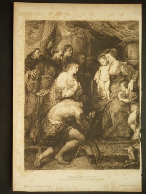 Rubens, Madonna i wszyscy święci, oryg. 1878
