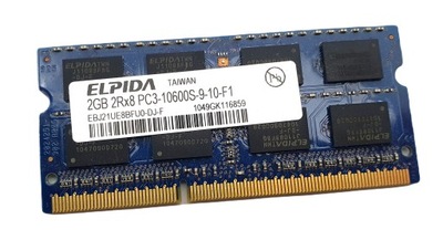 Pamięć RAM DDR3 ELPIDA 2 GB 2Rx8 PC3 10600S pc3