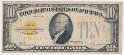 4656. USA, 10 dolarów 1928 - st.4+