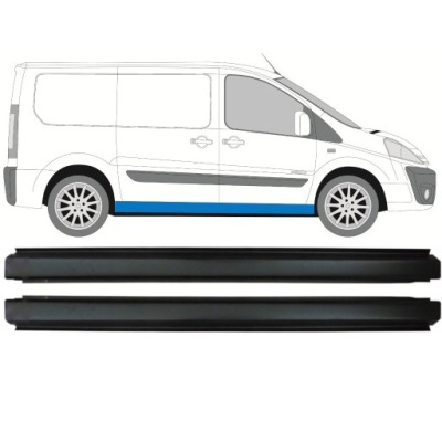 Полный порог do peugeot expert 2007-2016 / левая+ правая / набор фото №1
