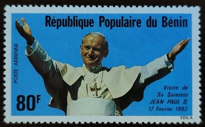 Benin 1982 Mi 277 ** Jan Paweł II Papież Polonik