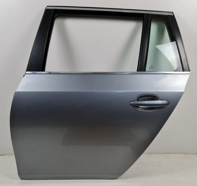 Двері задні лівий задня silbergrau металік bmw 5 e61 фото №1