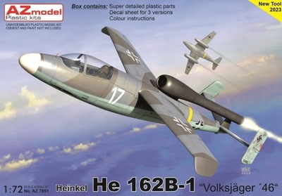 AZ Models 7851 1:72 Heinkel He 162B-1 Volksjäger 46