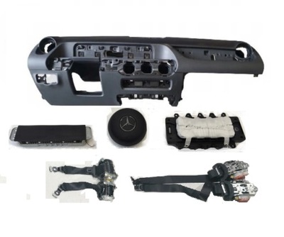 Mercedes b klasa w247 панель приладів подушка безпеки ремені фото №1