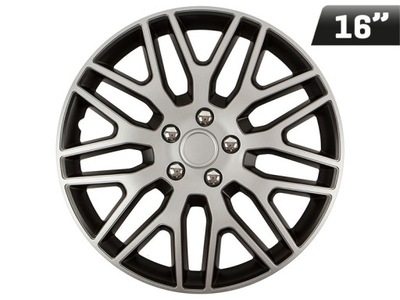 Kołpaki Dakar Silver / Black 15" uniwersalne