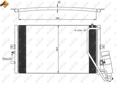 RADUADOR DE ACONDICIONADOR - CONDENSADOR EASY FIT 35558  