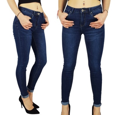 DAMSKIE SPODNIE JEANS MODELUJĄCE NEVADA PUSH UP