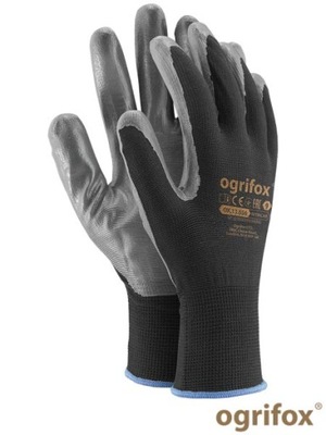 Rękawice ochronne robocze Ogrifox Nitricar BS9