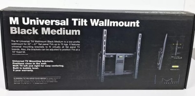 UCHWYT DO TELEWIZORA 32"-47" M UNIVERSAL TILT WALLMOUNT BLACK