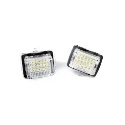 Mercedes s w221 2009-2013 ліхтарі номерного знака led фото №1
