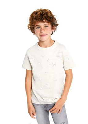 Koszulka T-shirt Mayoral 6012 beż rekiny 160 cm