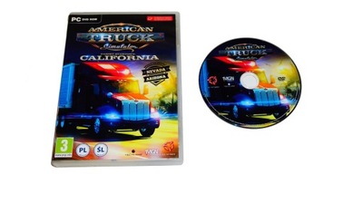 AMERICAN TRUCK SIMULATOR CALIFORNIA BOX PL PC PUDEŁKO PO GRZE