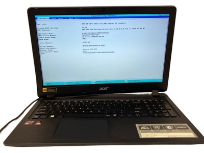 Laptop Acer Aspire ES1-523 15.6" AMD A8-7410 RADEON R5 BIOS OK