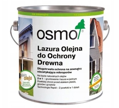 Osmo 727 Lazura Olejna Ochronna do drewna Palisander 2,5L