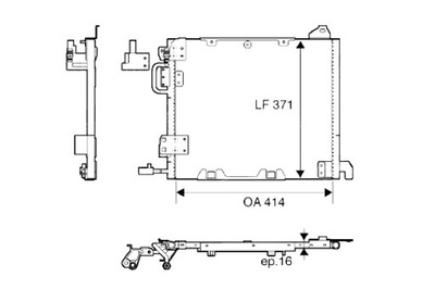 VALEO CONDENSADOR DE ACONDICIONADOR OPEL ASTRA G ZAFIRA A 1.7D-2.2D  