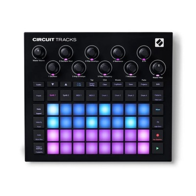 NOVATION CIRCUIT TRACKS GROOVEBOX MODUŁ SYNTEZATOR