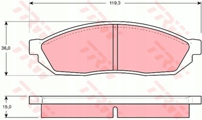 ZAPATAS PARTE DELANTERA SUZUKI ALTO I II 3 IV SÚPER CARRY  