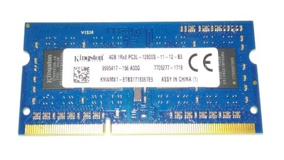 Kingston 4GB 1600MHz DDR3L SO-DIMM