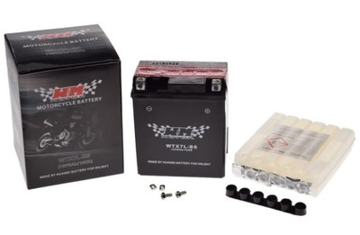 BATERÍA WM MOTOR WTX7L-BS YTX7L-BS 12V 6 AH  