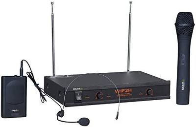 Zestaw mikrofonów bezprzewodowyc Ibiza Sound VHF2H