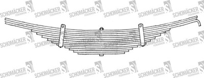 RESORTE BPW WEWELER A179Z079ZA70, O.E. 0508203020  