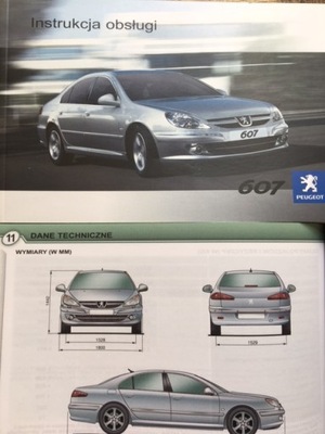 PEUGEOT 607 + NAVI POLSKA MANUAL MANTENIMIENTO NUEVO  